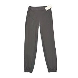 Athleta Textured Brooklyn Jogger Black Women’s 4 Tall Elastic Waist